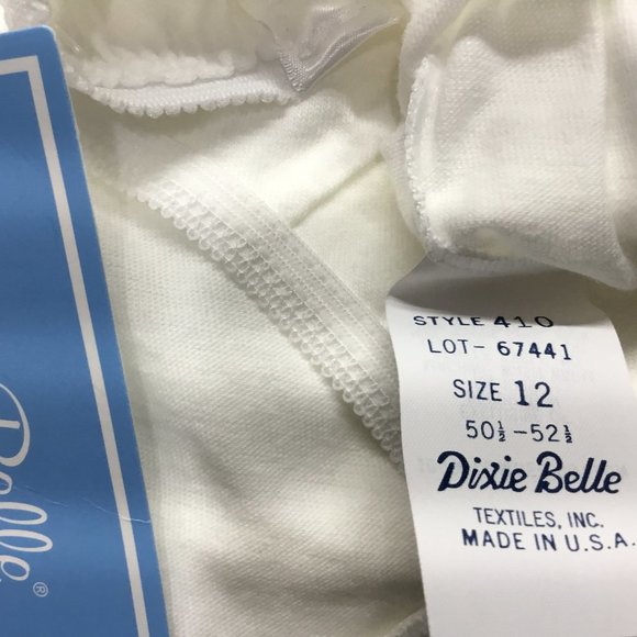 Dixie Belle Underwear 7 pair of Panties White Full Figure NEW Plus Queen Size 12 - Picture 8 of 10